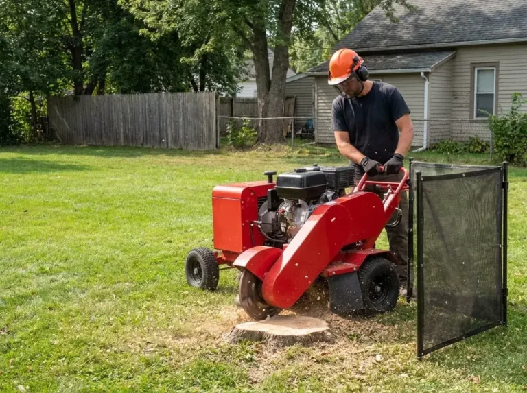 Grinding out a stump